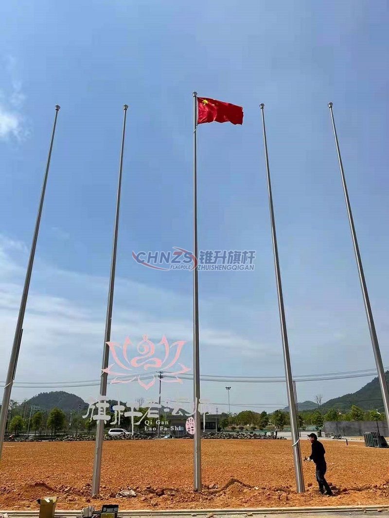 國旗旗桿安裝效果 國旗旗桿安裝效果