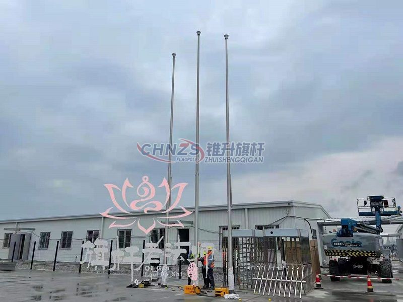 不銹鋼旗桿安裝 不銹鋼旗桿安裝